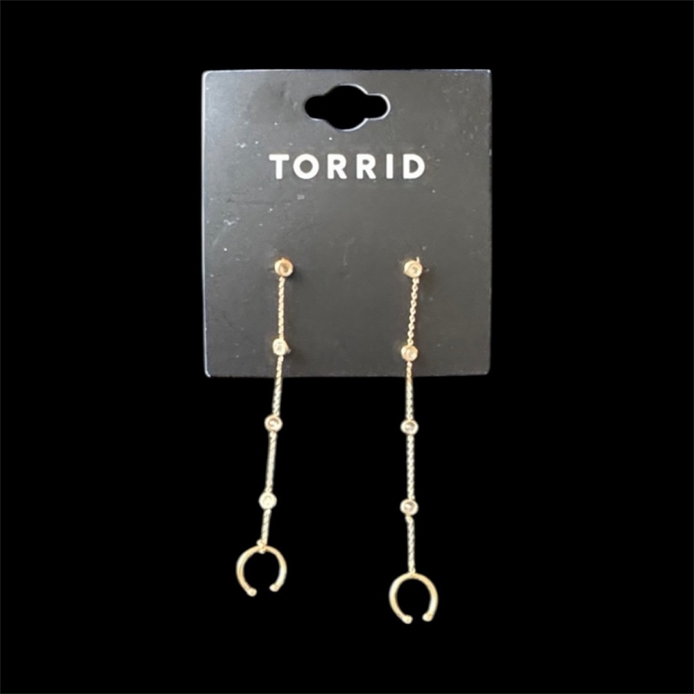 Torrid Gold Chain Earrings
